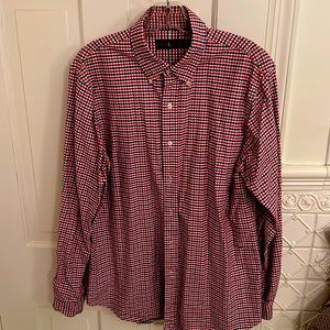 EUC Ralph Lauren red,white snd blue checked shirt